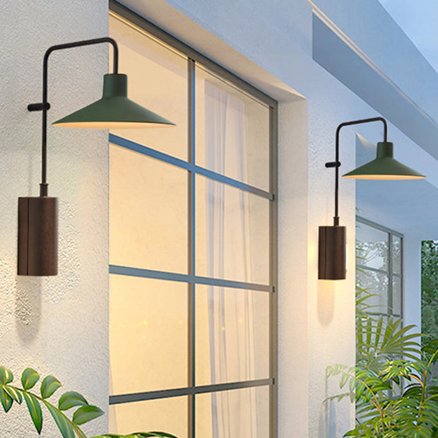 Moderne Außenwandleuchte schwarz LED IP65 für Fassade und Terrasse