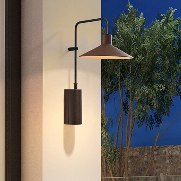 Moderne Außenwandleuchte schwarz LED IP65 für Fassade und Terrasse