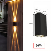 Wetterfeste LED Außenstrahler für Garten Einfahrt Terrasse IP54