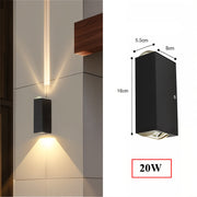 Wetterfeste LED Außenstrahler für Garten Einfahrt Terrasse IP54