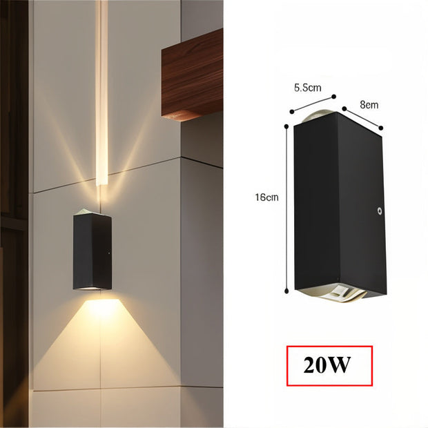 Wetterfeste LED Außenstrahler für Garten Einfahrt Terrasse IP54