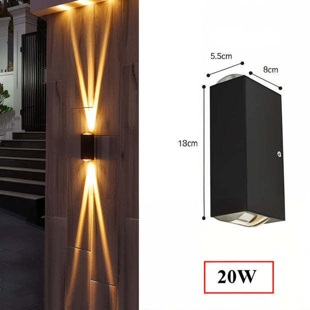 Wetterfeste LED Außenstrahler für Garten Einfahrt Terrasse IP54