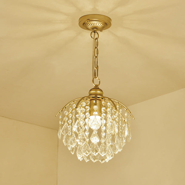 Kristall Deckenleuchte Schlafzimmer modern dimmbar warmweiß LED