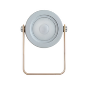 Dimmbares LED Tischlicht Holz Metall tragbar mit Akku und USB