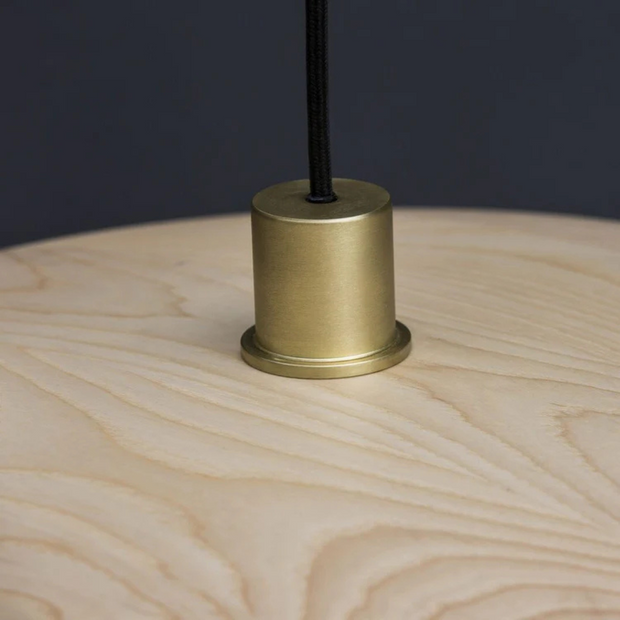 Skandinavische Pendelleuchte Holz Metall Esszimmer Wohnzimmer Modern