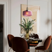 Retro Hängelampe aus Glas warmes Licht für Esszimmer Wohnzimmer Flur
