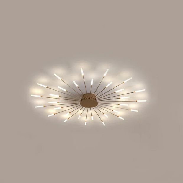 Moderne LED Deckenleuchte Wohnzimmer energiesparend 15m2 LuxHalo