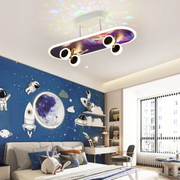 Moderne LED Deckenlampe Schlafzimmer energiesparend warmweiß