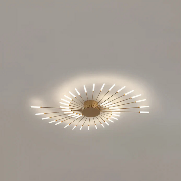 Moderne LED Deckenleuchte Wohnzimmer energiesparend 15m2 LuxHalo