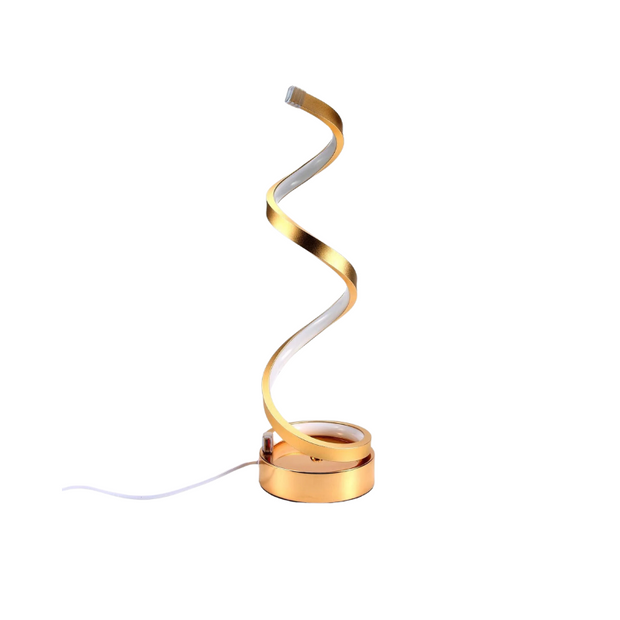 LichtSpirale LED Tischlampe dimmbar modern energiesparend für Wohnzimmer und Büro