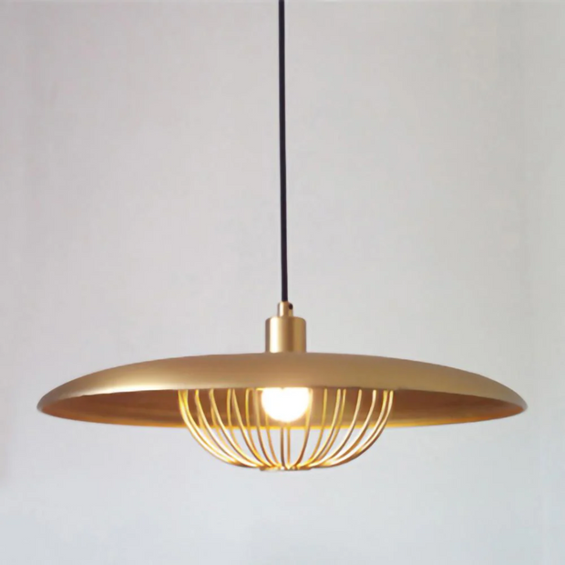 Skandinavische Pendelleuchte Holz Metall Esszimmer Wohnzimmer Modern