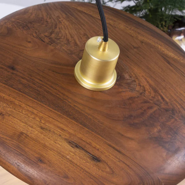 Skandinavische Pendelleuchte Holz Metall Esszimmer Wohnzimmer Modern