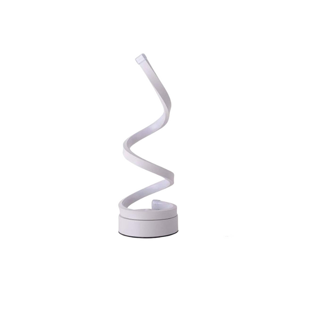 LichtSpirale LED Tischlampe dimmbar modern energiesparend für Wohnzimmer und Büro