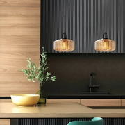 Retro Hängelampe aus Glas warmes Licht für Esszimmer Wohnzimmer Flur