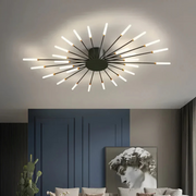 Moderne LED Deckenleuchte Wohnzimmer energiesparend 15m2 LuxHalo