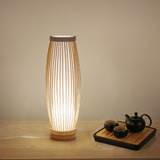 bambus tischlampe zen stil warmes licht orientalische dekoration