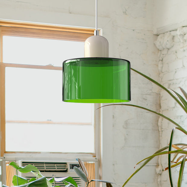 Glas-Pendelleuchte - LED, Glas/Metall, Max 12W, Druckknopfschalter, E27, CE/UL zertifiziert, moderne Eleganz Deckenlampen