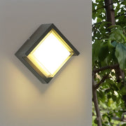 Wandheizstrahler mit LED Beleuchtung wetterfest für Terrasse Balkon Garten