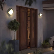 Wandheizstrahler mit LED Beleuchtung wetterfest für Terrasse Balkon Garten