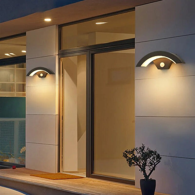 LichtGlanz Außenwandlampe IP65 wasserdicht modern LED langlebig elegant