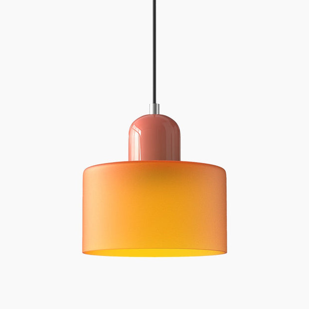 Glas-Pendelleuchte - LED, Glas/Metall, Max 12W, Druckknopfschalter, E27, CE/UL zertifiziert, moderne Eleganz Deckenlampen
