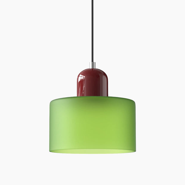 Glas-Pendelleuchte - LED, Glas/Metall, Max 12W, Druckknopfschalter, E27, CE/UL zertifiziert, moderne Eleganz Deckenlampen