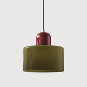 Glas-Pendelleuchte - LED, Glas/Metall, Max 12W, Druckknopfschalter, E27, CE/UL zertifiziert, moderne Eleganz Deckenlampen