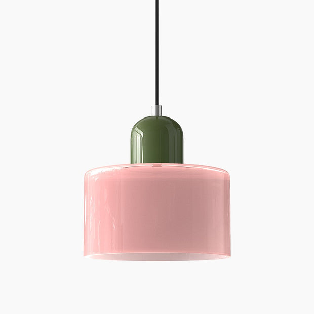 Glas-Pendelleuchte - LED, Glas/Metall, Max 12W, Druckknopfschalter, E27, CE/UL zertifiziert, moderne Eleganz Deckenlampen