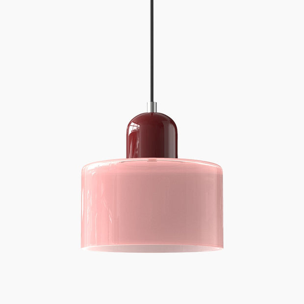 Glas-Pendelleuchte - LED, Glas/Metall, Max 12W, Druckknopfschalter, E27, CE/UL zertifiziert, moderne Eleganz Deckenlampen