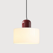 Glas-Pendelleuchte - LED, Glas/Metall, Max 12W, Druckknopfschalter, E27, CE/UL zertifiziert, moderne Eleganz Deckenlampen
