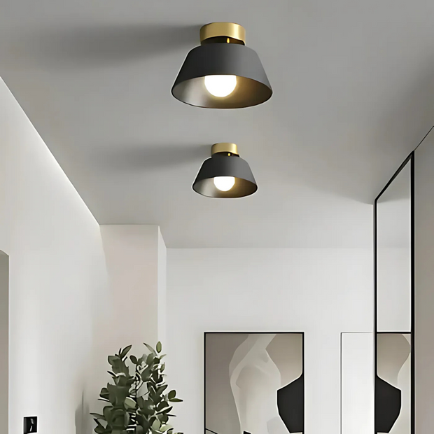 Retro LED Deckenlampe Wohnzimmer Vintage Stil Modern E27