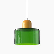 Glas-Pendelleuchte - LED, Glas/Metall, Max 12W, Druckknopfschalter, E27, CE/UL zertifiziert, moderne Eleganz Deckenlampen