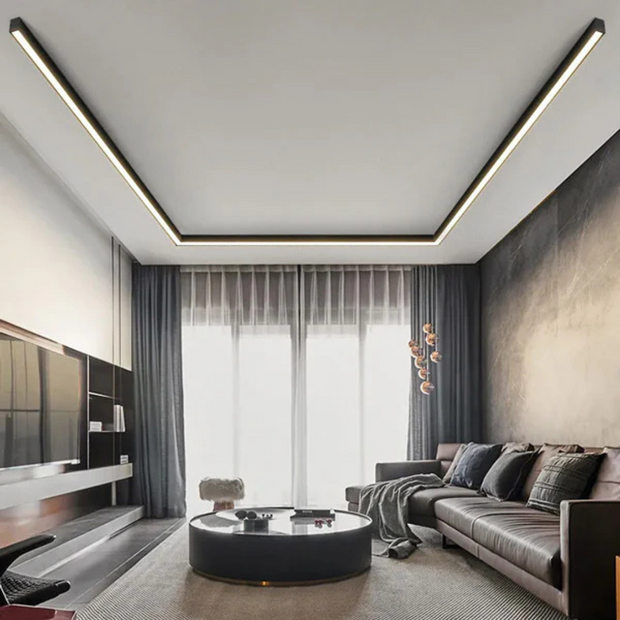 LED Deckenleuchte dimmbar skandinavisches Design energiesparend Wohnzimmer Schlafzimmer