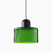 Glas-Pendelleuchte - LED, Glas/Metall, Max 12W, Druckknopfschalter, E27, CE/UL zertifiziert, moderne Eleganz Deckenlampen
