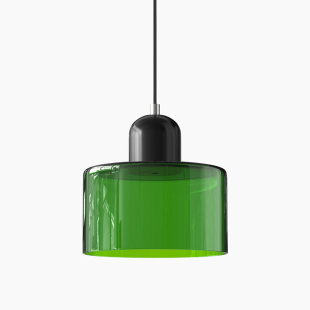 Glas-Pendelleuchte - LED, Glas/Metall, Max 12W, Druckknopfschalter, E27, CE/UL zertifiziert, moderne Eleganz Deckenlampen