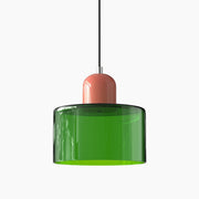 Glas-Pendelleuchte - LED, Glas/Metall, Max 12W, Druckknopfschalter, E27, CE/UL zertifiziert, moderne Eleganz Deckenlampen
