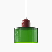 Glas-Pendelleuchte - LED, Glas/Metall, Max 12W, Druckknopfschalter, E27, CE/UL zertifiziert, moderne Eleganz Deckenlampen