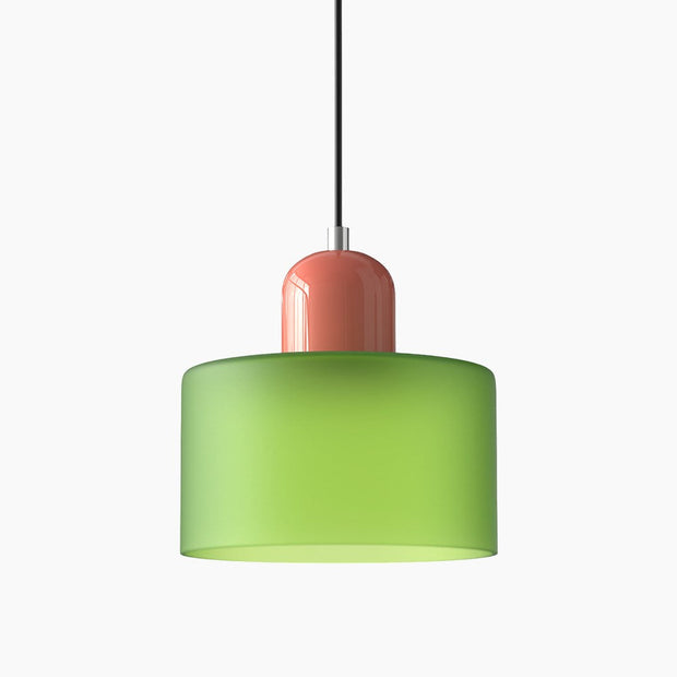 Glas-Pendelleuchte - LED, Glas/Metall, Max 12W, Druckknopfschalter, E27, CE/UL zertifiziert, moderne Eleganz Deckenlampen