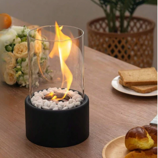 Flammenlicht Tischlampe für romantische Abende sicher und stilvoll