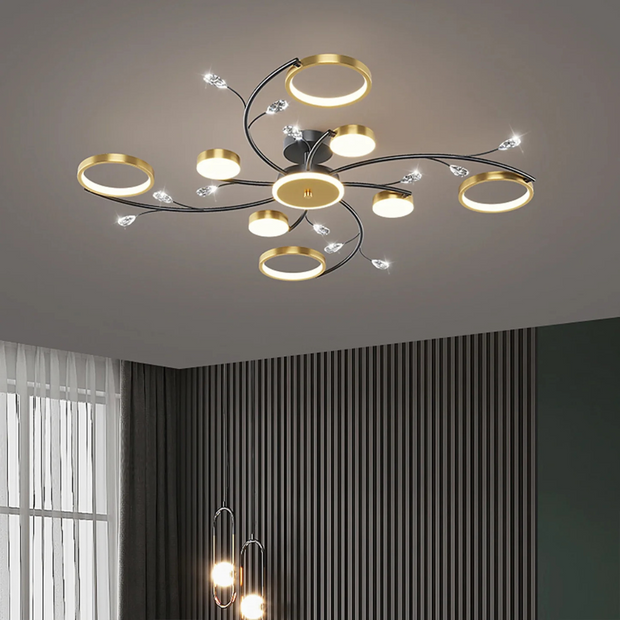 Luminara Deckenleuchte dimmbar LED modern für Wohnzimmer und Schlafzimmer