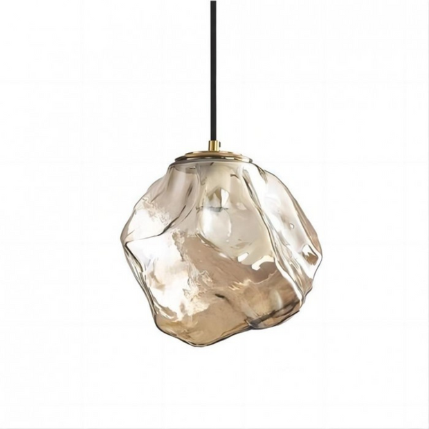 Design Pendelleuchte Glas Dimmbar für Esstisch Wohnzimmer Schlafzimmer