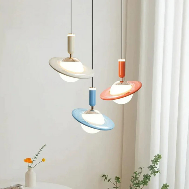 Moderne Pendelleuchte Esszimmer schwebendes Design warmes LED Licht Wohnzimmer Lampe