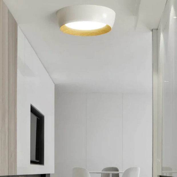 Skandinavische LED Deckenleuchte NordLuma für Wohnzimmer Schlafzimmer Flur