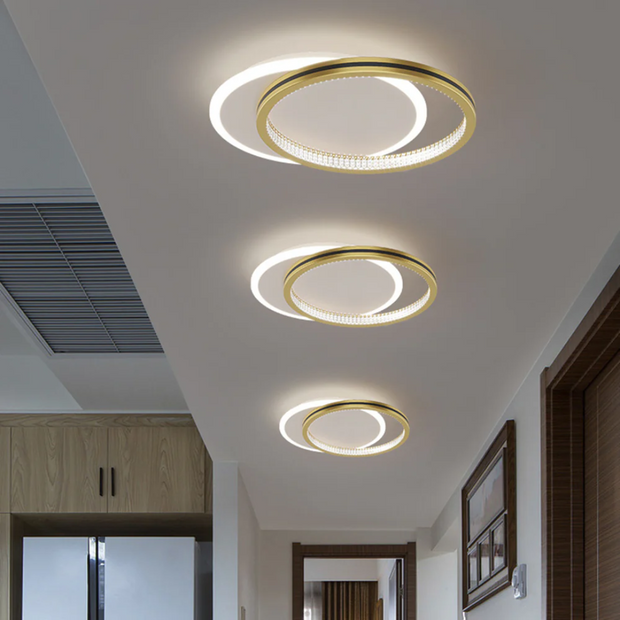 LumoForma moderne LED Deckenleuchte mit 3 Lichtfarben und elegantem Design