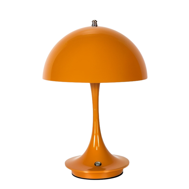 moderne led tischlampe mit touch dimmer pilz design usb aufladbar