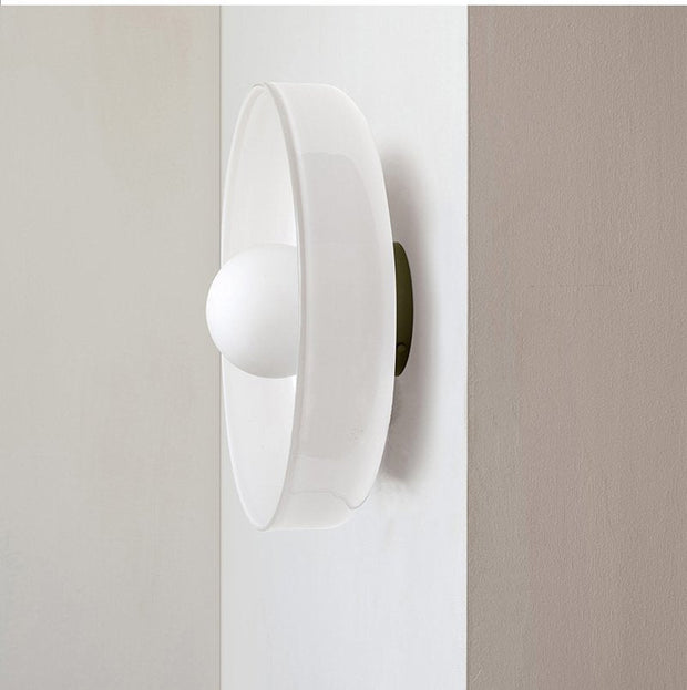 Moderne Deckenleuchte, bernsteinfarbenes Glas, G9 LED, 25/35cm, 220-240V