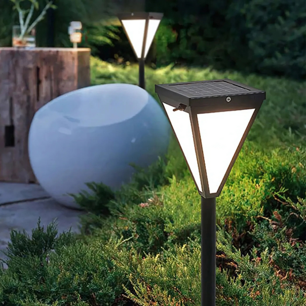 Tierfreundliche Solar Außenlampe Garten LED warmweiß wetterfest ohne Strom