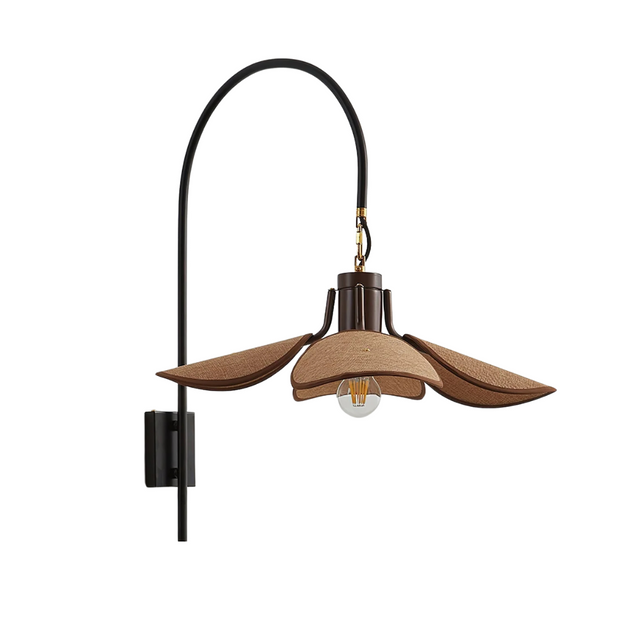 Blumen Wandlampe