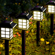Solar Gartenlampe schwarz LED außen tierfreundlich wetterfest ohne Kabel