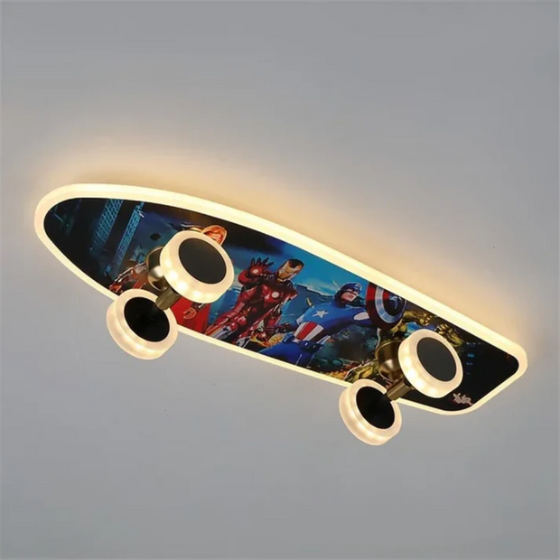 Moderne LED Deckenlampe Schlafzimmer energiesparend warmweiß